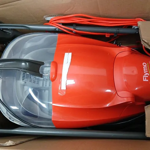 BOXED FLYMO EASIGLIDE PLUS 360V CORDED HOVER COLLECT LAWNMOWER - COLLECTION ONLY
