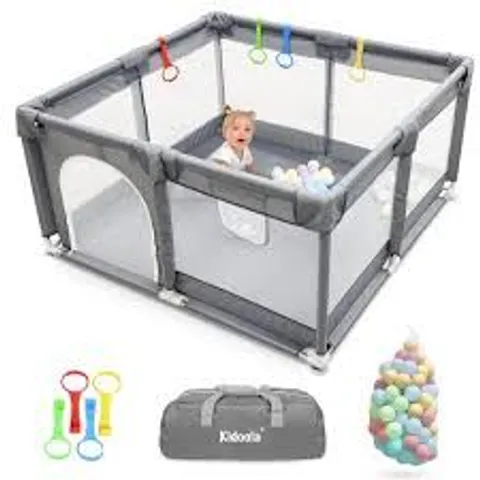 BOXED KIDOOLA FOLDABLE SOFT BABY/TODDLER PLAYPEN 