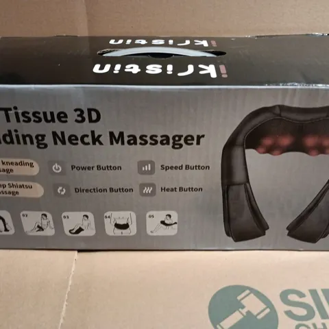 IKRISTIN DEEP TISSUE 3D KNEADING NECK MASSAGER – BOXED