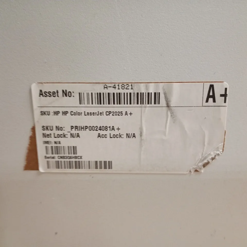 HP COLOR LASERJET CP2025 A+ COLOUR PRINTER