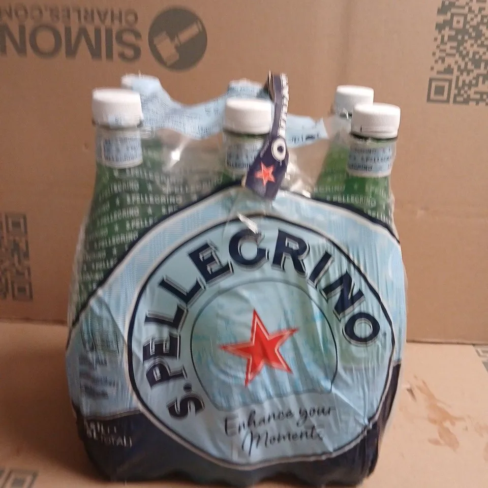 SIX-PACK OF S.PELLEGRINO MINERAL WATERS