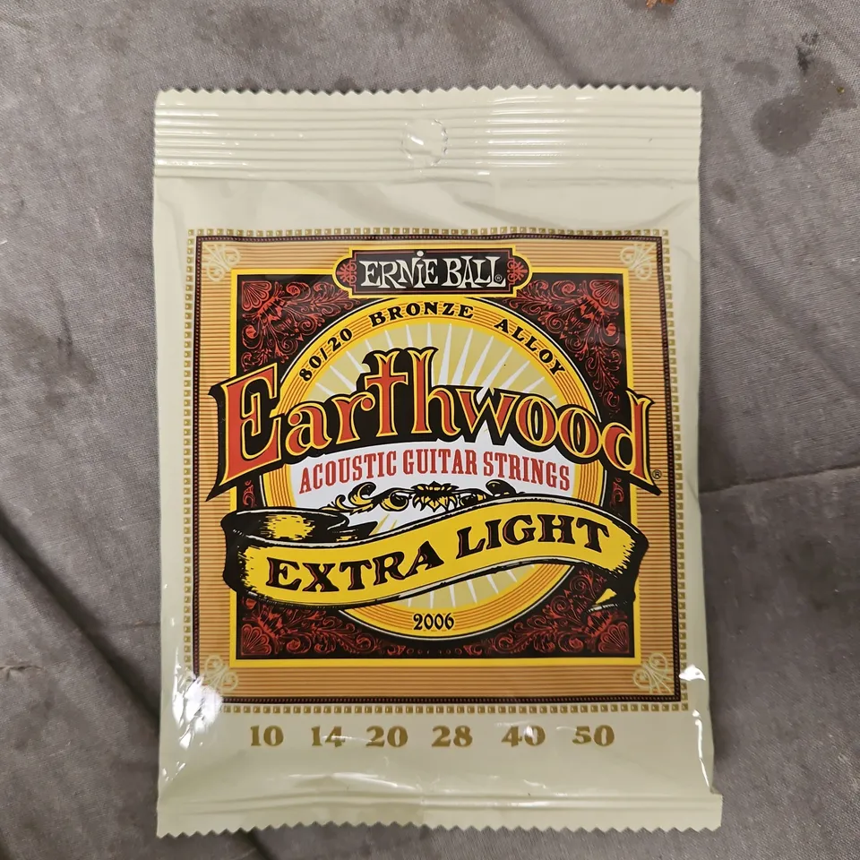 ERNIE BALL EARTHWOOD EXTRA LIGHT BRONZE ACOUSTIC GUITAR STRINGS