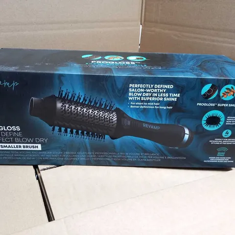 BOXED REVAMP PROGLOSS PRO DEFINE PERFECT BLOW DRY