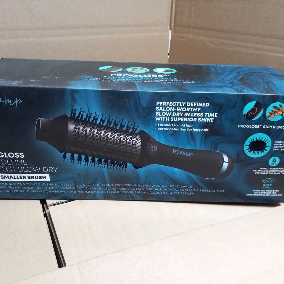 BOXED REVAMP PROGLOSS PRO DEFINE PERFECT BLOW DRY