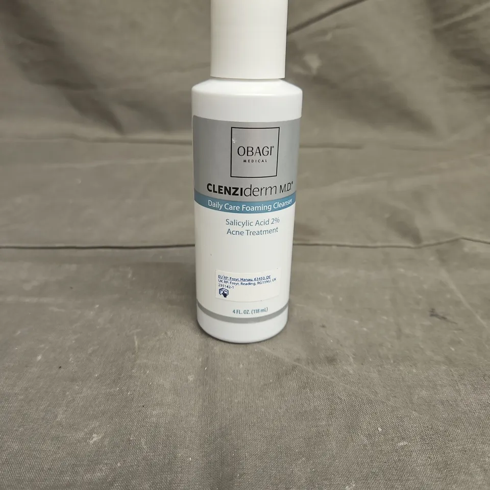 OBAGI CLENZIDERM MD DAILY CARE FOAMING CLEANSER ACNE TREATMENT 118ML