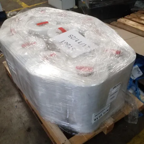PALLET CONTAINING 13 ROLLS OF CLEAR 18" LAYFLAT TUBING