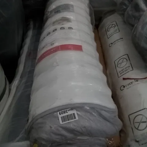 QUALITY BAGGED ROLLED 4FT6 OPEN COIL MATTRESS