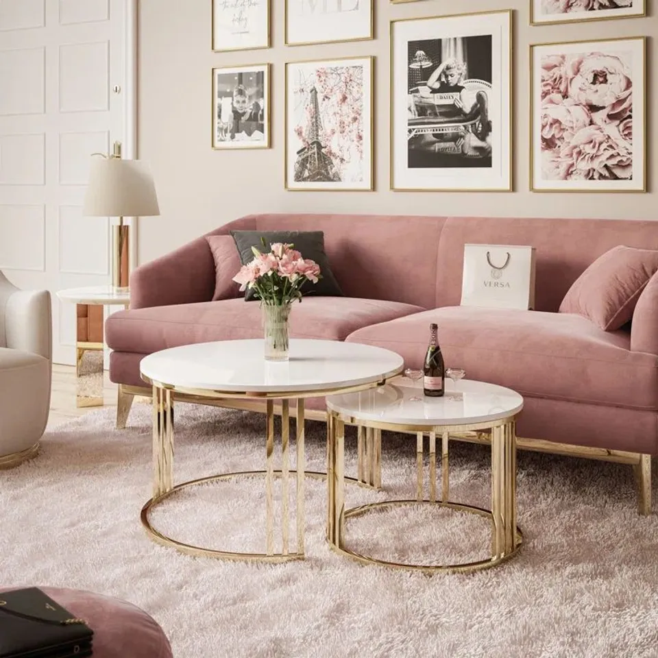 BOXED DINANT FRAME COFFEE TABLE (1 BOX)