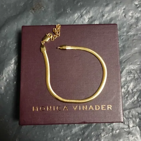 MONICA VINADER GOLD-TONE BRACELET – BOXED