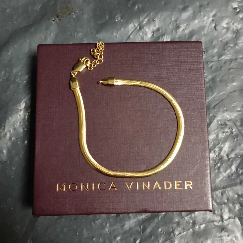MONICA VINADER GOLD-TONE BRACELET – BOXED
