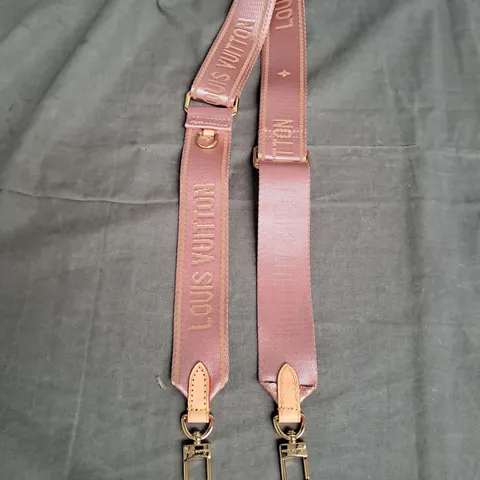 LOUIS VUITTON BAG STRAP IN PINK/GOLD