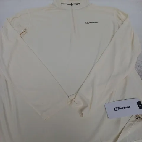 BERGHAUS 1/4 ZIP TOP - SIZE XL