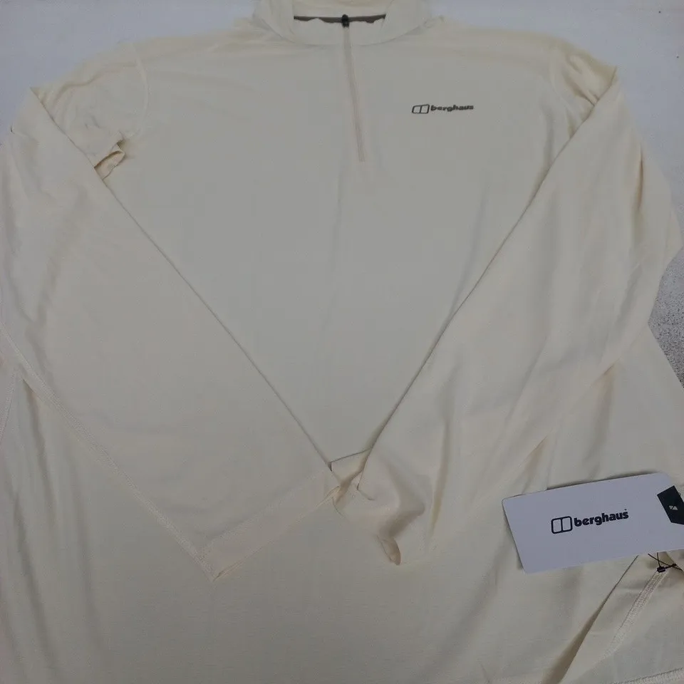 BERGHAUS 1/4 ZIP TOP - SIZE XL