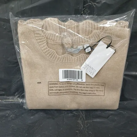 SEALED DANNII MINOGUE KNITTED SCALLOP EDGE VEST PETITE - LP