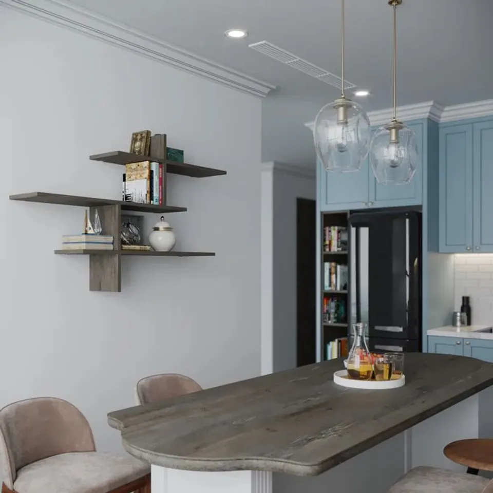 BOXED LEO MODERN FLOATING SHELF TALL 80.5CM - HITIT