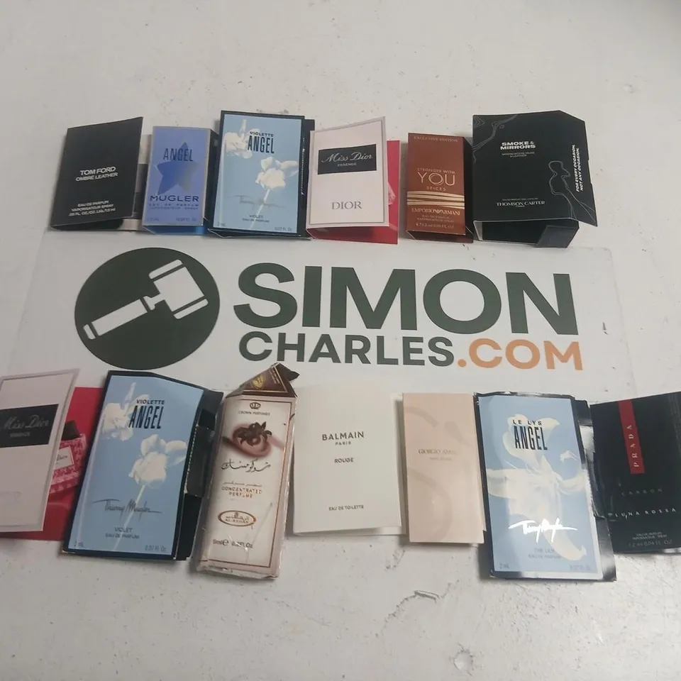 LARGE QUANTITY OF ASSORTED TESTER AND SAMPLE FRAGRANCES