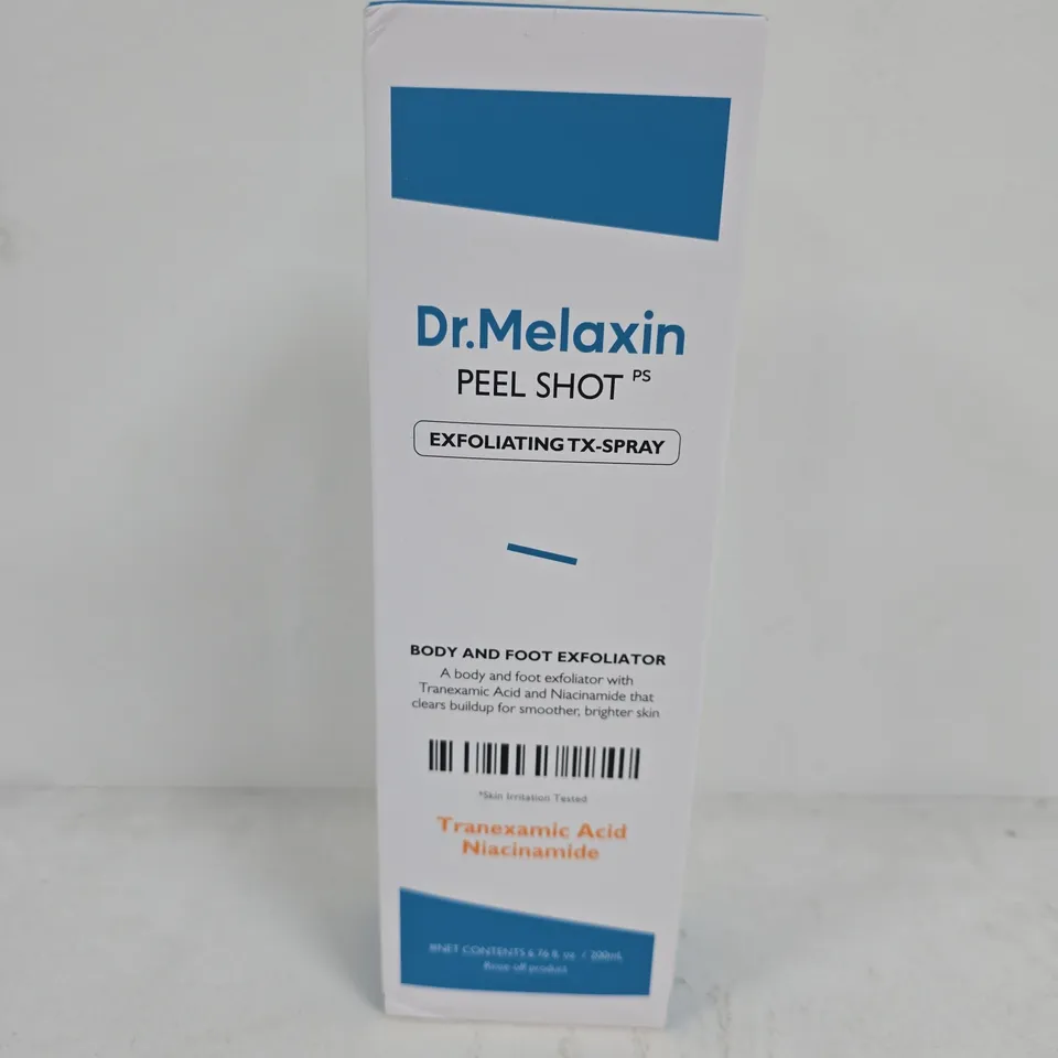 BOXED AND SEALED DR.MELAXIN PEEL SHOT EXFOLIATING TX-SPRAY (200ML)