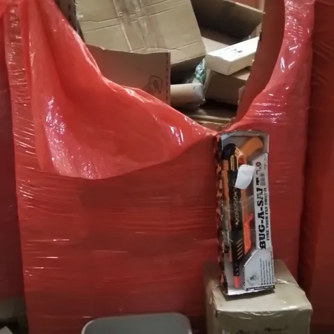 PALLET OF ASSORTED HOUSEHOLD GOODS AND PRODUCTS TO INCLUDE;CAT LITTER TRAY,INSECT BUG KILLER,AIR COOLER