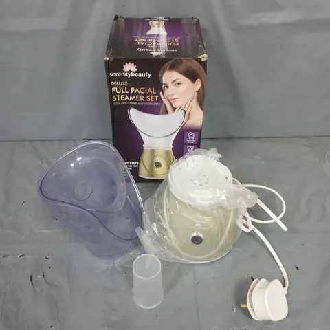 SERENITYBEAUTY DELUXE FULL FACIAL STEAMER SET 