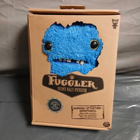 FUGGLER FUNNY UGLY MONSTER – BLUE PLUSH TOY (BOXED)