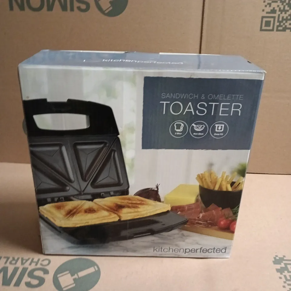KITCHEN PERFECTED SANDWICH AND OMLETTE TOASTER