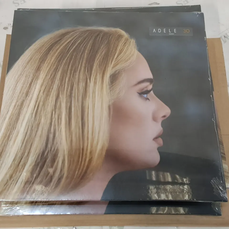 LOT OF 11 SEALED ADELE 30 VINYL ALBUMS