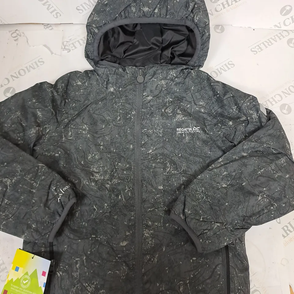 KIDS REGATTA ZIPPED COAT SIZE 7-8 YEARS