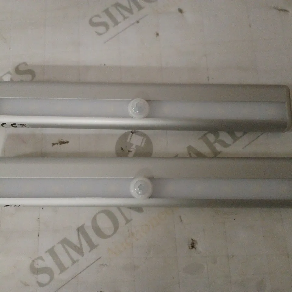 SFIXX BRUSHED ALUMINIUM PIR MOTION SENSOR LIGHTS DUO