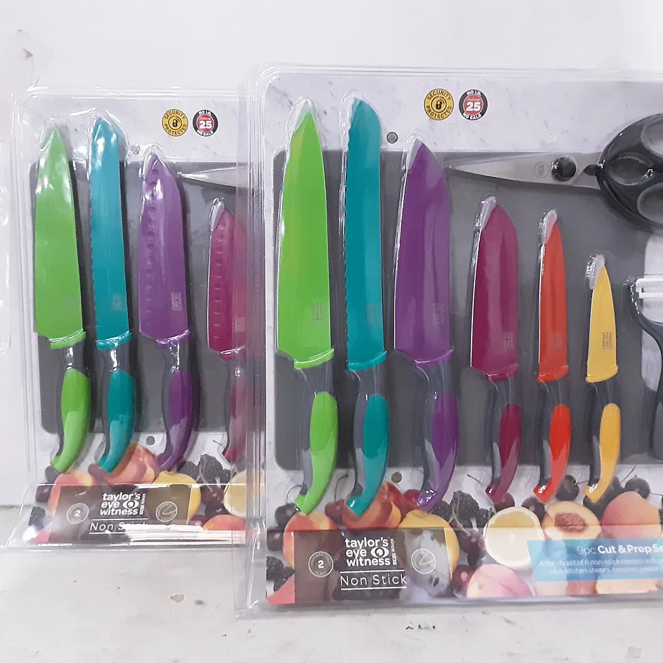 BRAND NEW BOXED TAYLOR EYE WITNESS 9PC CUT AND PREP SET X 2