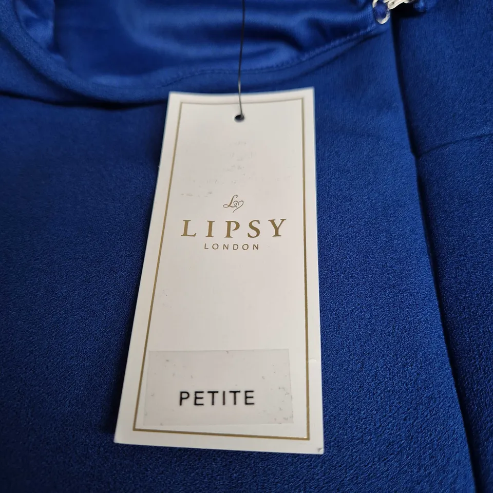 UK 8 LIPSY LONDON PETITE BLUE DRESS
