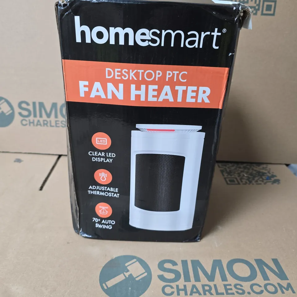 HOMESMART DESKTOP PTC FAN HEATER - BOXED 