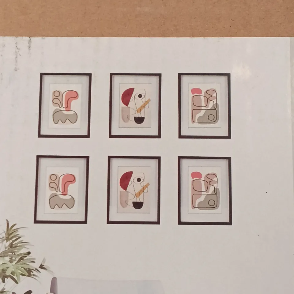 BOXED MDF 6 FRAME SET 30X40CM (SET OF 6) - BLACK (1 BOX)