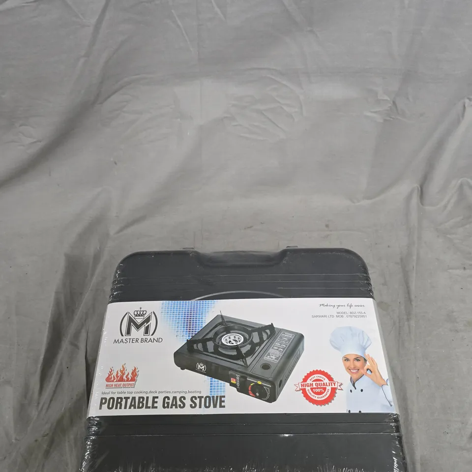 MASTER BRAND PORTABLE GAS STOVE IN CARRY CASE
