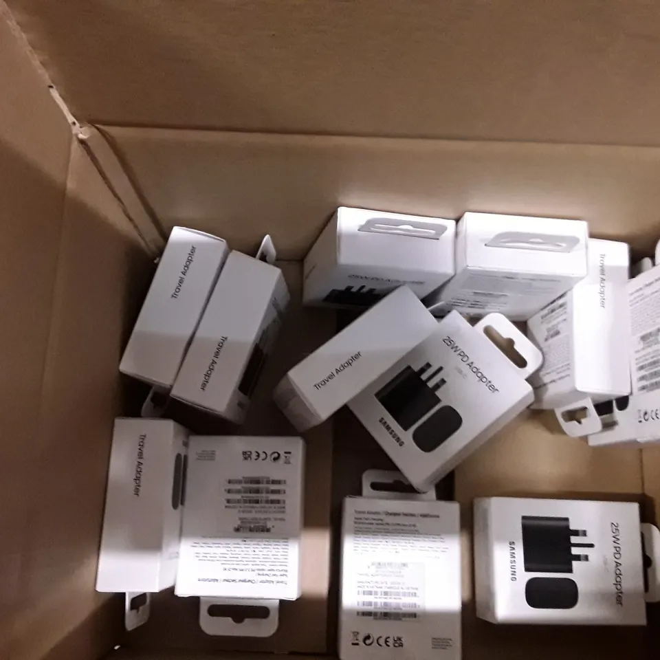 BOX OF 13 SAMSUNG 25WPD TRAVEL ADAPTER PLUS