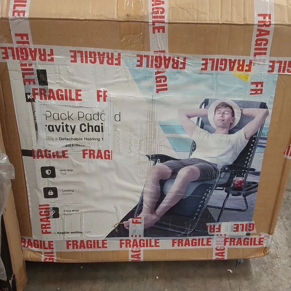 BOXED KEPLIN PADDED ZERO GRAVITY CHAIR