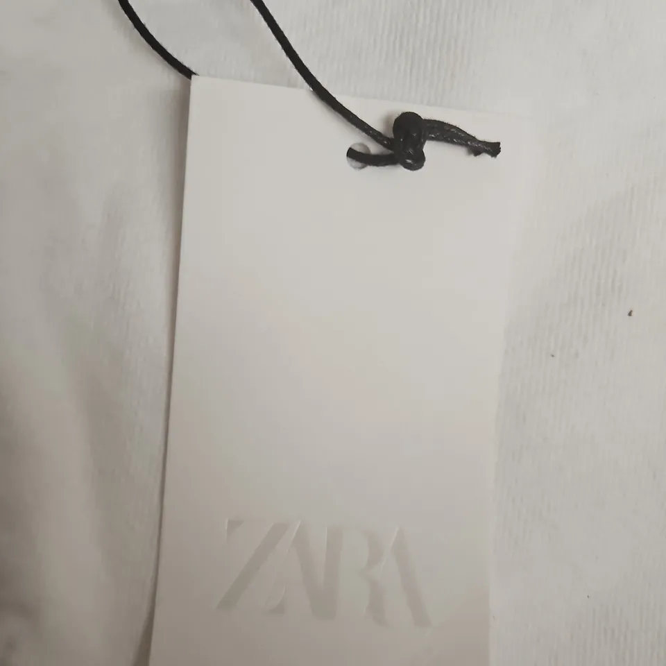 ZARA WOMEN'S WHITE TROUSERS, UK 10 (EU 38)