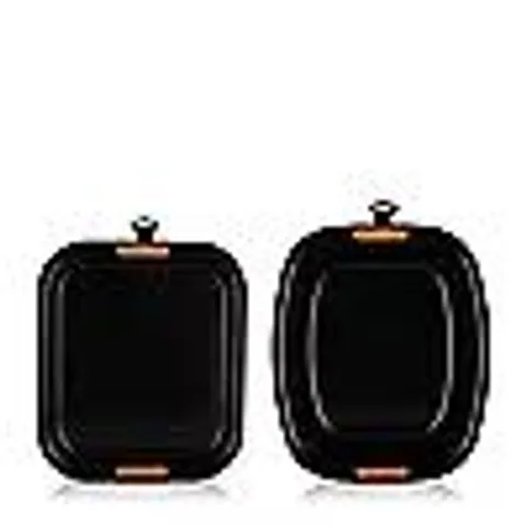 LE CREUSET SET OF 2 RECTANGULAR ROASTER & OVEN TRAY