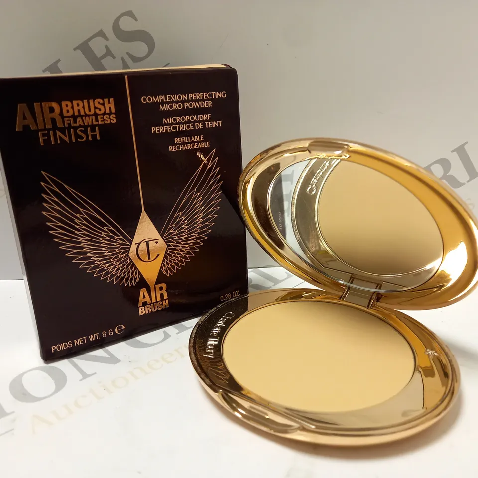 CHARLOTTE TILBURY AIRBRUSH FLAWLESS FINISH COMPLEXION PERFECTING MICRO POWDER #2 MEDIUM 