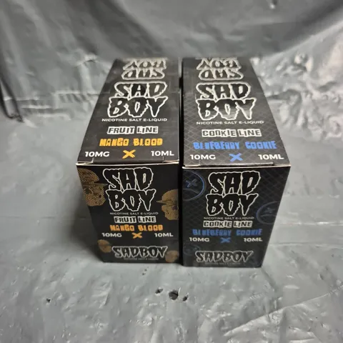 APPROXIMATELY 12 SAD BOY E-LIQUID MULTIPACKS