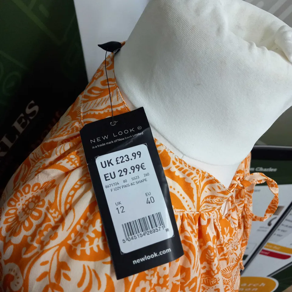 NEW LOOK SUMMER MID DRESS - SIZE 12