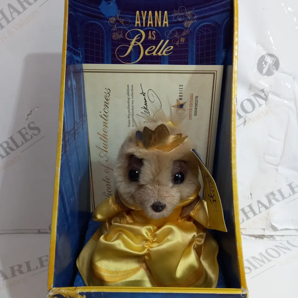 DISNEY BEAUTY AND THE BEAST MEERKAT MOVIES - AYANA AS BELLE 