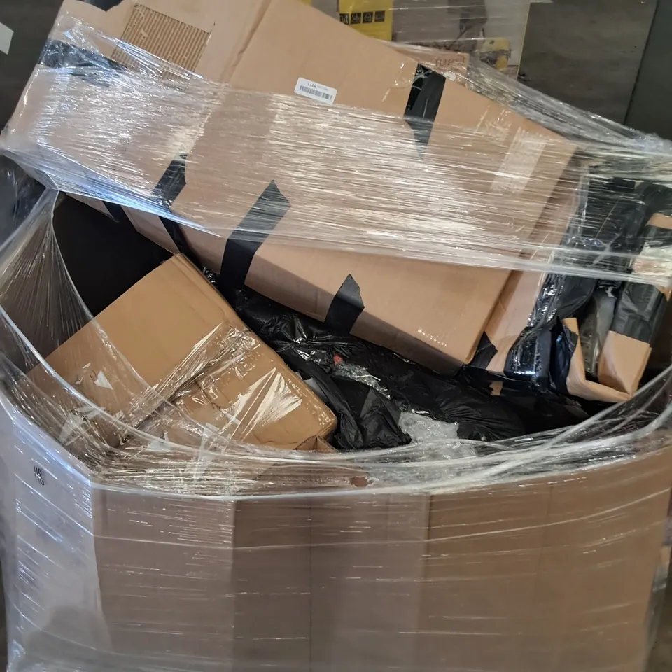 PALLET OF APPROXIMATELY 19 UNPROCESSED RAW RETURN HOUSEHOLD AND ELECTRICAL GOODS TO INCLUDE;