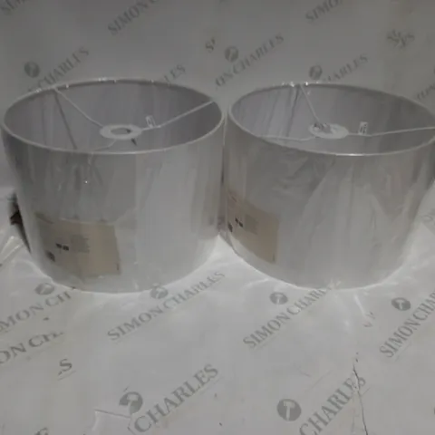 2 * LINEN 30CM SHADES