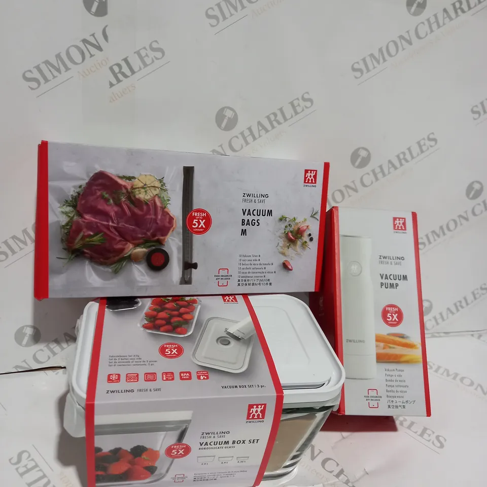 ZWILLING FRESH & SAVE 14 PIECE VACUUM FOOD STORAGE SYSTEM