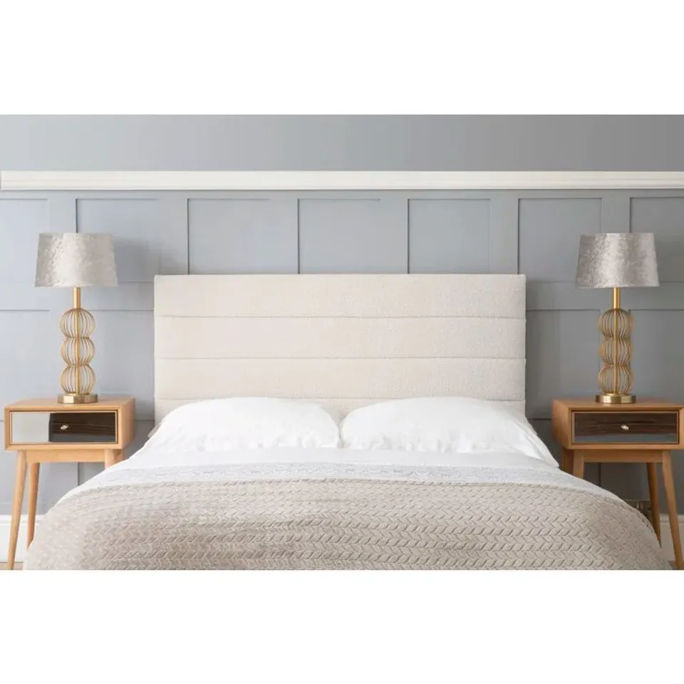 BOXED PITRE UPHOLSTERED HEADBOARD 