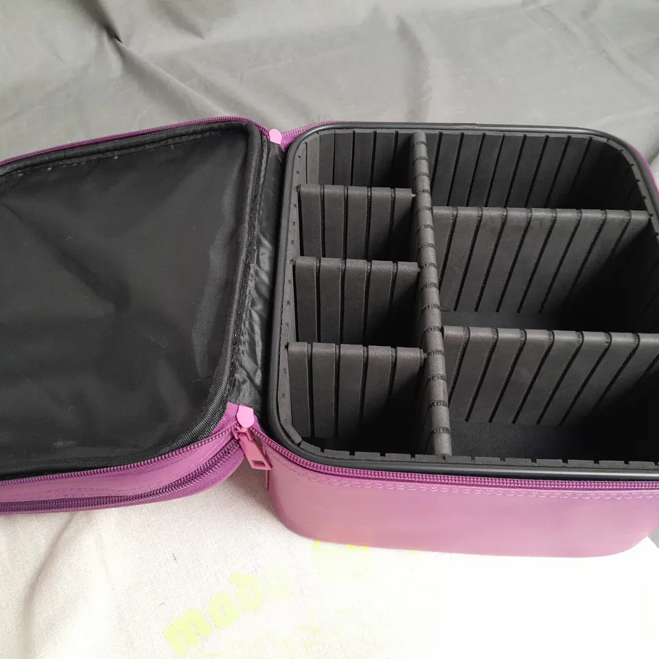 MADE BY MITCHELL PINK STORAGE CASE IN DUST BAG