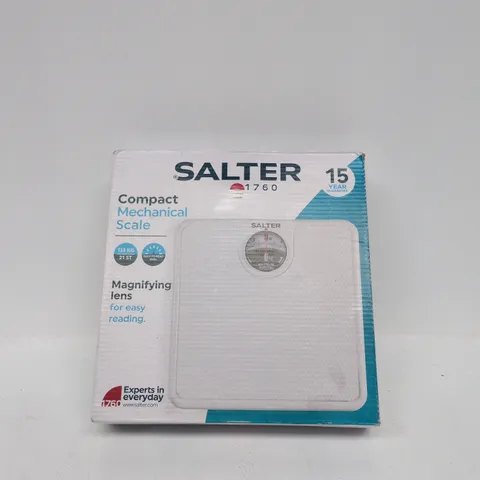 SALTER COMPACT MECHANICAL SCALE WITH MAGNIFYING LENS – BOXED