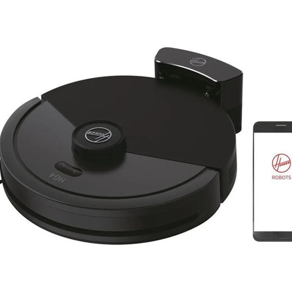 BOXED HOOVER HG4 DRY ROBOT VACUUM CLEANER - GREY & BLACK