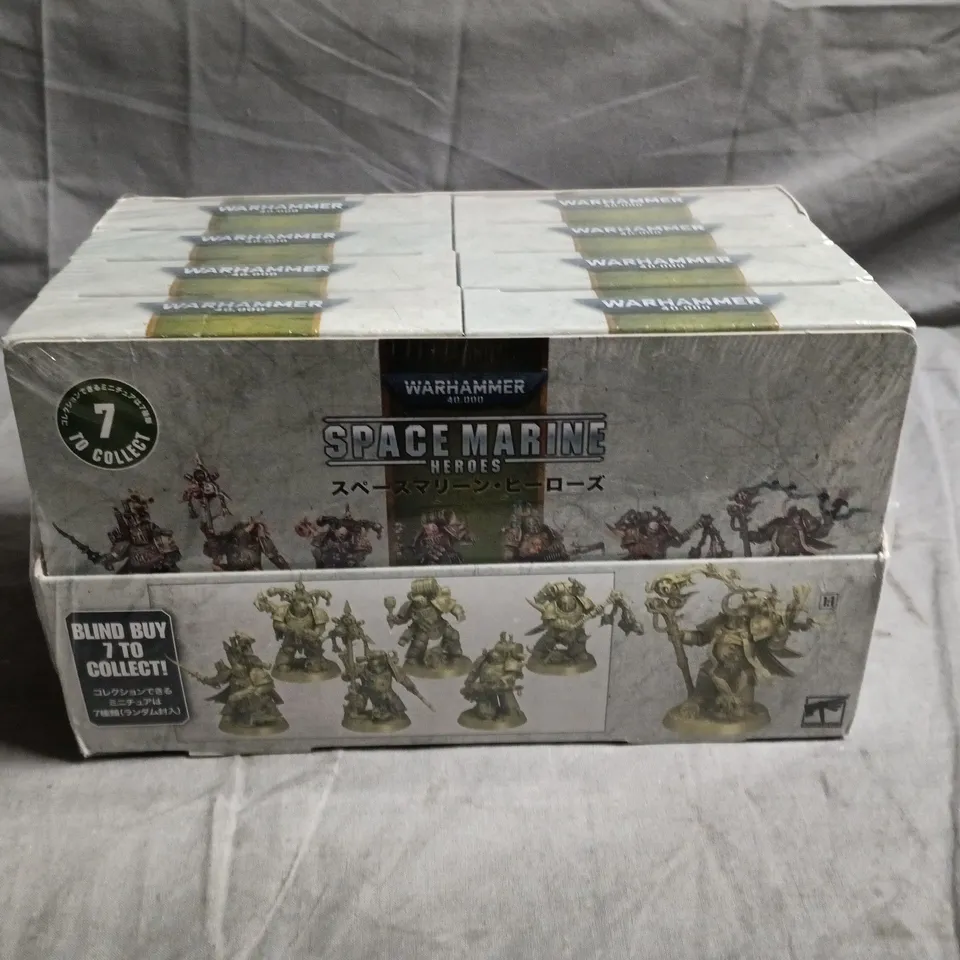SEALED WARHAMMER 40,000 HEROES 8-PACK FIGURINE SET