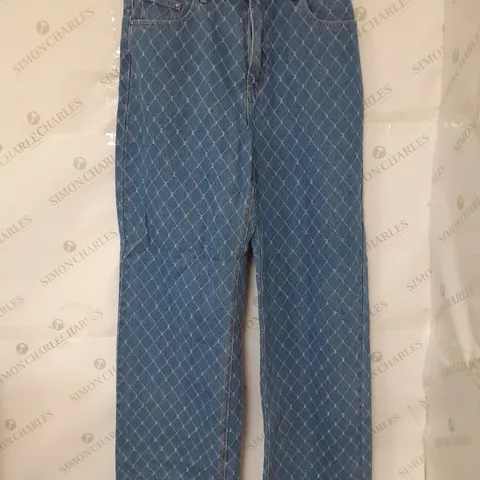 LOST INK STRAIGHT LEG JEANS IN BLUE DENI SIZE 30W
